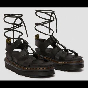 Dr. Martens NARTILLA LEATHER GLADIATOR SANDALS